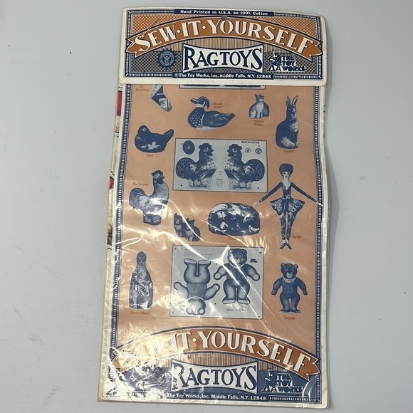 Sew-It-Yourself Rag Toy Santa Claus NWT Cotton 12” Christmas St. Nick Holiday - Picture 5 of 6